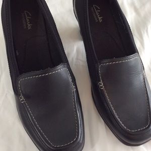 Clarks Womens Bendable 7.5M Loafer Pump Block heel